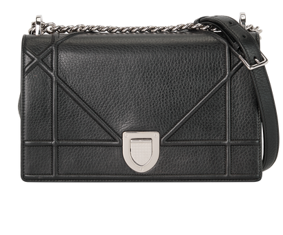 Diorama M, &pound;1,100, Handbags, Black, Leather, Front view